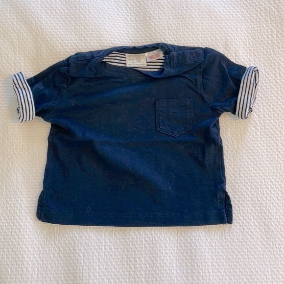 Baby Boy Summer Shirt Bundle - Gap - Zara Baby - Carter’s - Size 3-6 Months - Picture 2 of 8